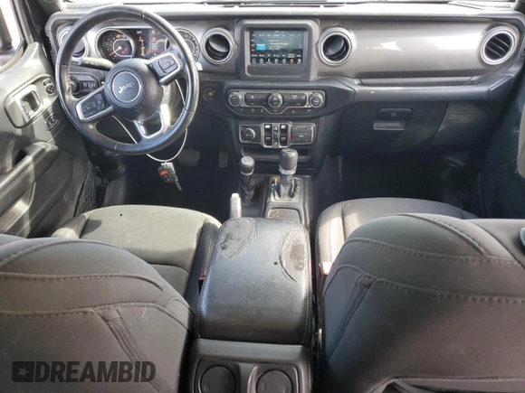 2019 Jeep Wrangler Unlimited Sahara z VIN 1C4HJXEN0KW588687, wystawiony jako Copart lot #52812895 z przebiegiem 91 486 mil mil oraz Szkoda całkowita • Salvage title. Historia ofert i sprzedaży dostępna na DreamBid. Obrazek 8.