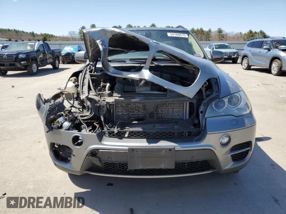 2012 BMW X5 35d with VIN 5UXZW0C58C0B88267, listed as a Copart auction lot 54160615 with Not provided miles and Salvage title. Bid and sale history available at DreamBid. Image 5.