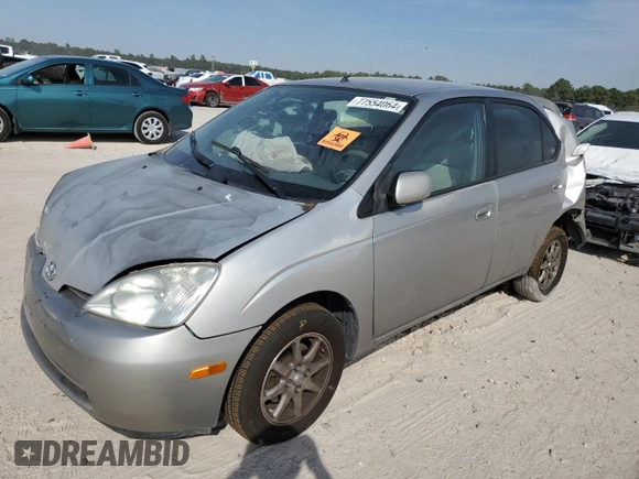 2003 Toyota Prius with VIN JT2BK18U230083380, listed as a Copart auction lot 77554064 with 0 mi miles and Salvage Title. Bid and sale history available at carsss.com. Image 1.
