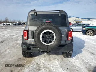 2024 Ford Bronco Black Diamond with VIN 1FMDE1AH3RLA71844, listed as a Copart auction lot 43228085 with 4,753 mi miles and Salvage title. Bid and sale history available at DreamBid. Image 6.