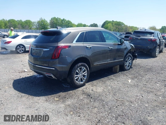 2020 Cadillac XT5 Premium Luxury FWD with VIN 1GYKNCRS0LZ220006, listed as a IAAI auction lot 41985265 with 47,464 mi miles and . Bid and sale history available at carsss.com. Image 4.