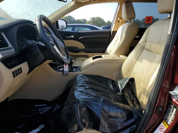 2015 Toyota Highlander Limited с VIN 5TDDKRFH3FS151806, выставлен на аукционе Copart как лот 61661905 с пробегом 32 370 миль миль и Списание • Salvage title. История ставок и продаж доступна на DreamBid. Изображение 7.