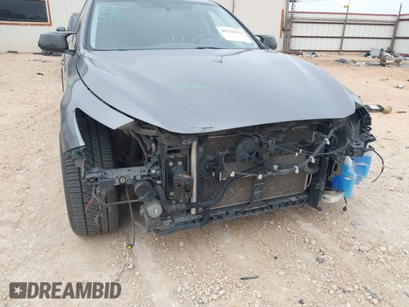 2018 Infiniti Q50 3.0t LUXE with VIN JN1EV7AR7JM432434, listed as a IAAI auction lot 41794112 with 48,666 mi miles. Bid and sale history available at carsss.com. Image 6.