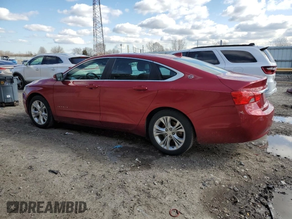 2014 Chevrolet Impala LT with VIN 2G1125S32E9101310, listed as a Copart auction lot 52306975 with 123,393 mi miles and Salvage Title. Bid and sale history available at DreamBid. Image 2.