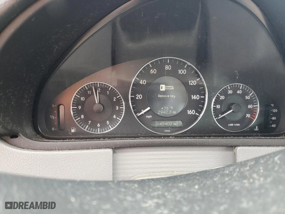 2007 Mercedes-Benz CLK-Class 3.5L with VIN WDBTK56G87F220761, listed as a Copart auction lot 74673524 with 145,402 mi miles and Salvage Title. Bid and sale history available at carsss.com. Image 9.