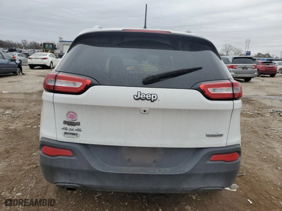 2017 Jeep Cherokee Latitude with VIN 1C4PJMCBXHW658322, listed as a Copart auction lot 45514485 with 133,903 mi miles and Salvage Title. Bid and sale history available at carsss.com. Image 6.