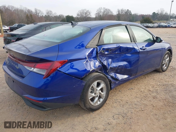 2023 Hyundai Elantra SE with VIN KMHLL4AG2PU632357, listed as a IAAI auction lot 41790015 with 20,669 mi miles and . Bid and sale history available at DreamBid. Image 4.