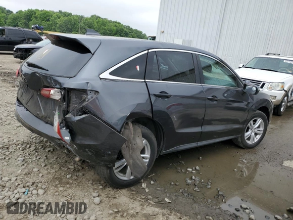 2014 Acura RDX Tech Pkg with VIN 5J8TB3H50EL012388, listed as a Copart auction lot 57710394 with 0 mi miles and Salvage Title. Bid and sale history available at carsss.com. Image 3.