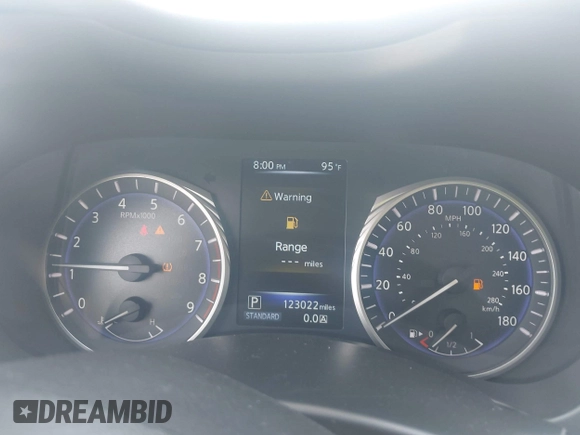 2016 Infiniti Q50 Premium with VIN JN1EV7AR2GM346747, listed as a IAAI auction lot 42778882 with 123,022 mi miles and . Bid and sale history available at DreamBid. Image 7.