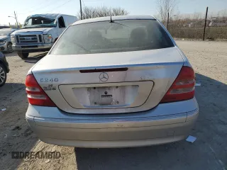 2002 Mercedes-Benz C with VIN WDBRF61J92F287899, listed as a Copart auction lot 48699435 with 145,465 mi miles and Salvage Title. Bid and sale history available at carsss.com. Image 6.