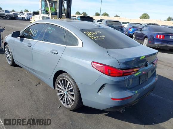 2020 BMW 2 Series 228i xDrive with VIN WBA73AK01L7F74692, listed as a IAAI auction lot 41424740 with 54,175 mi miles and . Bid and sale history available at DreamBid. Image 3.