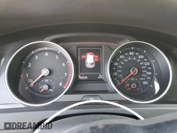 2015 Volkswagen GTI SE with VIN 3VW4T7AUXFM032332, listed as a Copart auction lot 42623355 with 102,334 mi miles and Salvage Title. Bid and sale history available at DreamBid. Image 9.