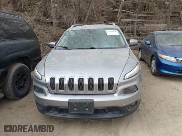 2016 Jeep Cherokee Latitude with VIN 1C4PJMCB7GW252724, listed as a IAAI auction lot 41869060 with 125,119 mi miles. Bid and sale history available at carsss.com. Image 12.