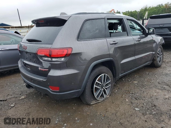 2021 Jeep Grand Cherokee Trailhawk with VIN 1C4RJFLGXMC716795, listed as a Copart auction lot 63232324 with 0 mi miles and Salvage Title. Bid and sale history available at carsss.com. Image 3.
