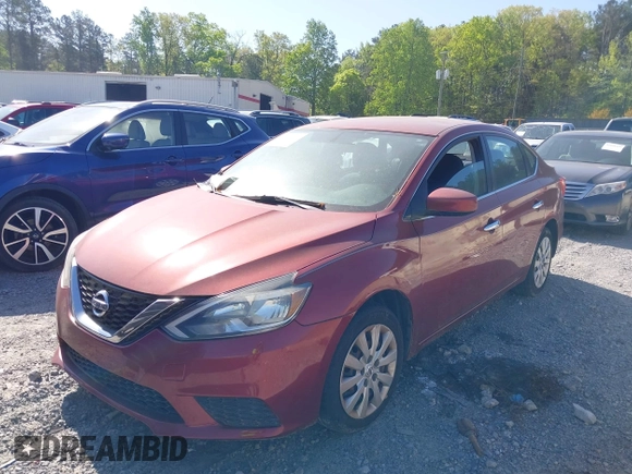 2016 Nissan Sentra SV with VIN 3N1AB7AP4GL647682, listed as a IAAI auction lot 42030087 with 137,879 mi miles and . Bid and sale history available at DreamBid. Image 2.