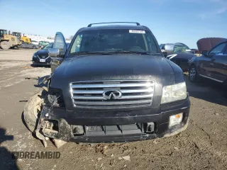 2004 Infiniti QX56 with VIN 5N3AA08CX4N803863, listed as a Copart auction lot 46522145 with 0 mi miles and Salvage Title. Bid and sale history available at carsss.com. Image 5.