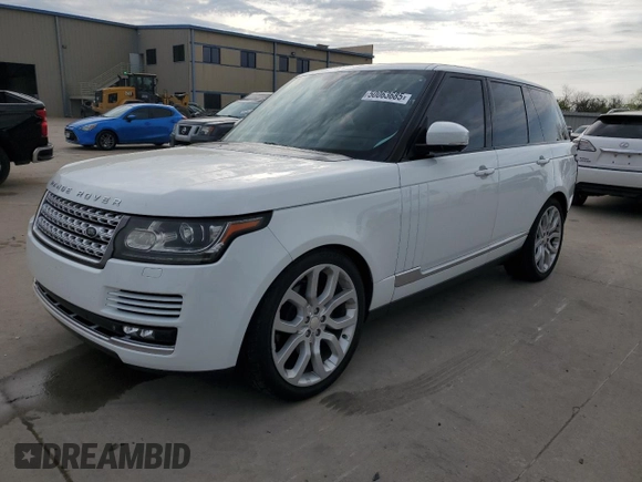 2014 Land Rover Range Rover HSE z VIN SALGS2WF7EA174240, wystawiony jako Copart lot #50063685 z przebiegiem 103 747 mil mil oraz Czysty tytuł • Clean title. Historia ofert i sprzedaży dostępna na DreamBid. Obrazek 1.