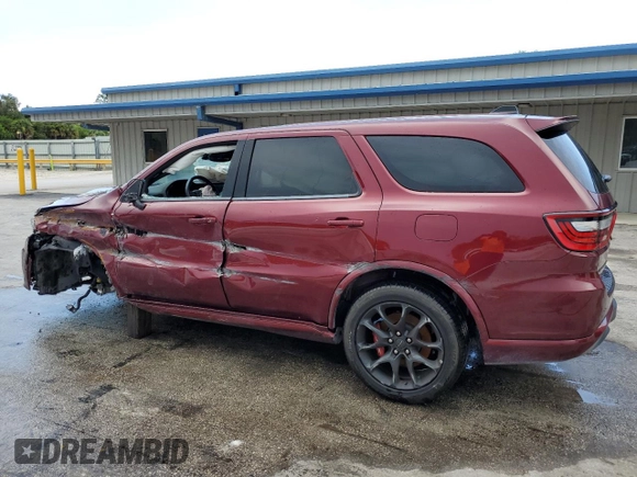 2023 Dodge Durango SRT Hellcat Premium with VIN 1C4SDJH93PC576695, listed as a Copart auction lot 71703694 with 7,249 mi miles and Salvage Title. Bid and sale history available at DreamBid. Image 3.