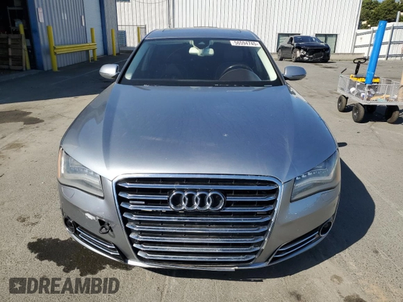 2012 Audi A8 z VIN WAURVAFD7CN023286, wystawiony jako Copart lot #56594745 z przebiegiem 199 443 mil mil oraz Czysty tytuł • Clean title. Historia ofert i sprzedaży dostępna na DreamBid. Obrazek 5.