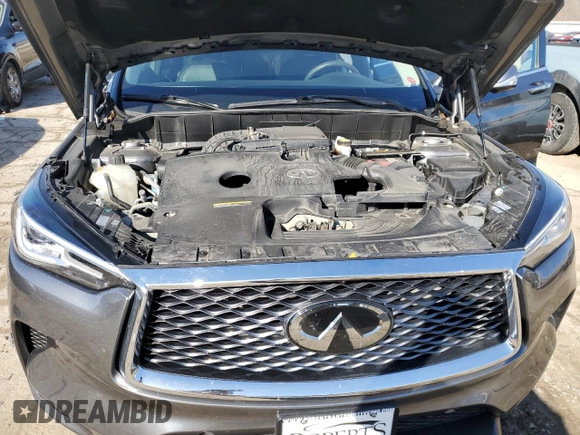 2019 Infiniti QX50 Essential with VIN 3PCAJ5M33KF117370, listed as a Copart auction lot 46537675 with 65,209 mi miles and Salvage Title. Bid and sale history available at DreamBid. Image 12.