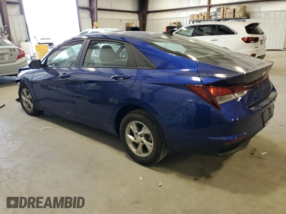 2023 Hyundai Elantra SE with VIN KMHLL4AG9PU594965, listed as a Copart auction lot 62406545 with 21,594 mi miles and Salvage title. Bid and sale history available at DreamBid. Image 2.