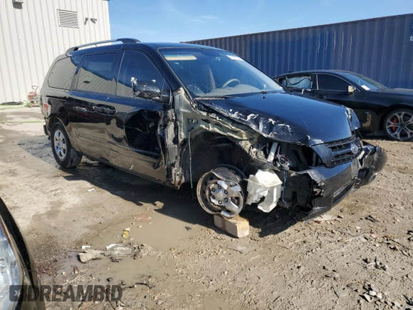 2010 Kia Sedona LX with VIN KNDMG4C36A6355277, listed as a Copart auction lot 77987954 with 222,929 mi miles and Non Repairable. Bid and sale history available at DreamBid. Image 4.
