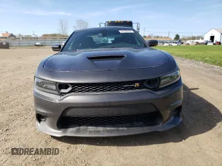 2019 Dodge Charger Scat Pack with VIN 2C3CDXGJ7KH742584, listed as a Copart auction lot 54150795 with 40,693 mi miles and Salvage Title. Bid and sale history available at DreamBid. Image 5.