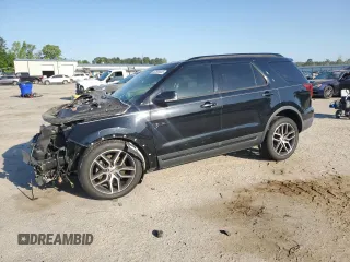 2017 Ford Explorer Sport z VIN 1FM5K8GT3HGE02494, wystawiony jako Copart lot #52306555 z przebiegiem 106 960 mil mil oraz Szkoda całkowita • Salvage title. Historia ofert i sprzedaży dostępna na DreamBid. Obrazek 1.
