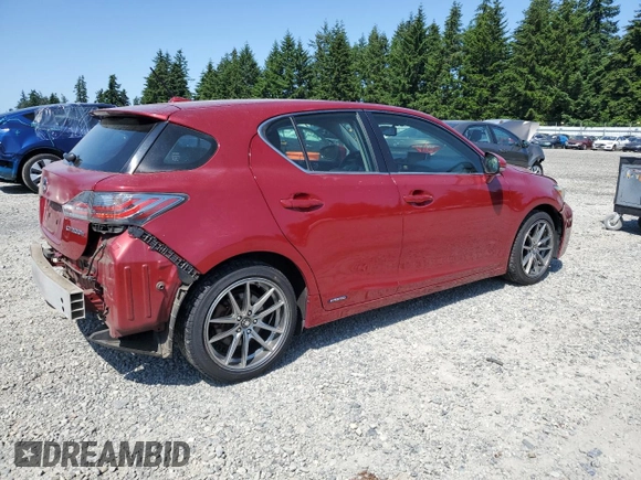 2011 Lexus CT 200h z VIN JTHKD5BH2B2032936, wystawiony jako Copart lot #59354025 z przebiegiem 194 072 mil mil oraz Szkoda całkowita • Salvage title. Historia ofert i sprzedaży dostępna na DreamBid. Obrazek 3.