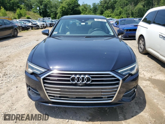2020 Audi A6 Premium Plus with VIN WAUE8AF22LN066258, listed as a Copart auction lot 58613024 with 62,422 mi miles and Salvage Title. Bid and sale history available at carsss.com. Image 5.