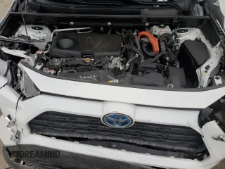 2021 Toyota RAV4 Hybrid XLE with VIN 2T3RWRFV7MW114611, listed as a Copart auction lot 48426295 with 76,436 mi miles and Salvage Title. Bid and sale history available at carsss.com. Image 11.