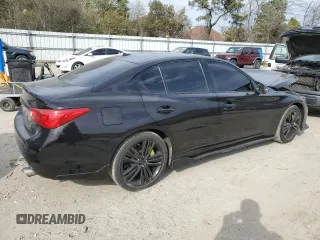 2014 Infiniti Q50 Sport with VIN JN1BV7AR3EM687395, listed as a Copart auction lot 49869235 with 86,199 mi miles and Salvage Title. Bid and sale history available at DreamBid. Image 3.