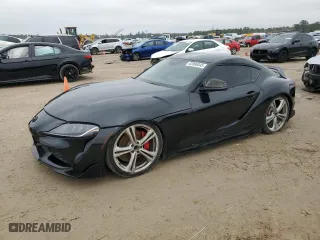 2020 Toyota GR Supra 3.0 with VIN WZ1DB4C00LW026728, listed as a Copart auction lot 42990845 with NaN miles and Non Repairable. Bid and sale history available at carsss.com. Image 1.