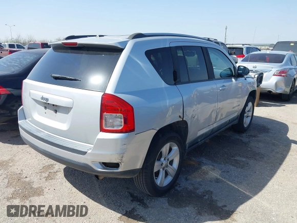2012 Jeep Compass Sport with VIN 1C4NJCBAXCD503526, listed as a IAAI auction lot 41789658 with 176,698 mi miles. Bid and sale history available at carsss.com. Image 4.