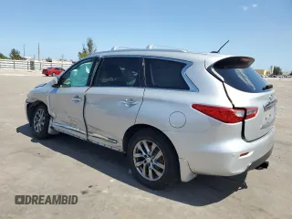 2014 Infiniti QX60 with VIN 5N1AL0MM5EC552698, listed as a Copart auction lot 57071675 with 123,610 mi miles and Salvage title. Bid and sale history available at DreamBid. Image 2.