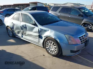 2013 Cadillac CTS Sedan Luxury with VIN 1G6DE5E59D0169639, listed as a IAAI auction lot 41200436 with 156,864 mi miles. Bid and sale history available at carsss.com. Image 1.