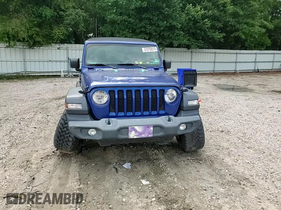 2018 Jeep Wrangler Unlimited Sport S with VIN 1C4HJXDG9JW290429, listed as a Copart auction lot 57270815 with 85,594 mi miles and Salvage title. Bid and sale history available at DreamBid. Image 13.