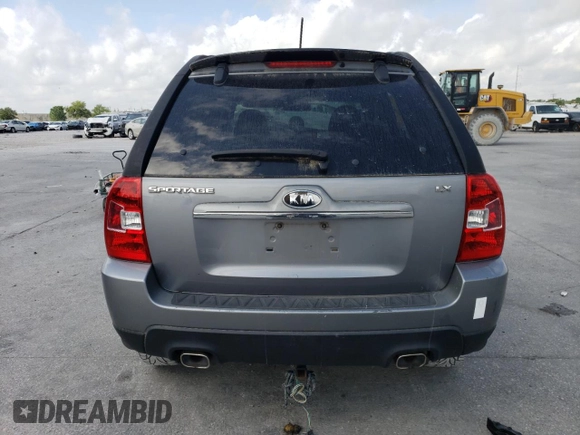 2009 Kia Sportage LX with VIN KNDJF724897564026, listed as a Copart auction lot 55241195 with 108,966 mi miles and Clean Title. Bid and sale history available at carsss.com. Image 6.
