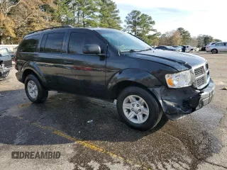 2008 Dodge Durango SXT with VIN 1D8HD38N58F121075, listed as a Copart auction lot 89325995 with 209,357 mi miles and Salvage title. Bid and sale history available at DreamBid. Image 4.