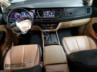 2017 Kia Sedona SX-L with VIN KNDME5C10H6271931, listed as a Copart auction lot 73215284 with 87,389 mi miles and Salvage Title. Bid and sale history available at carsss.com. Image 8.