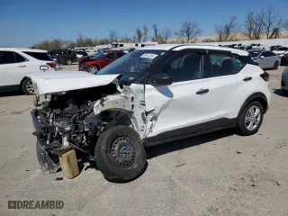 2021 Nissan Kicks S with VIN 3N1CP5BV9ML550064, listed as a Copart auction lot 50641265 with 0 mi miles and Salvage Title. Bid and sale history available at carsss.com. Image 1.