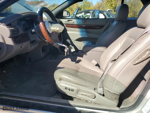 2002 Chrysler Sebring LXi with VIN 1C3EL55R62N327613, listed as a Copart auction lot 76669144 with 57,725 mi miles and Salvage Title. Bid and sale history available at carsss.com. Image 7.