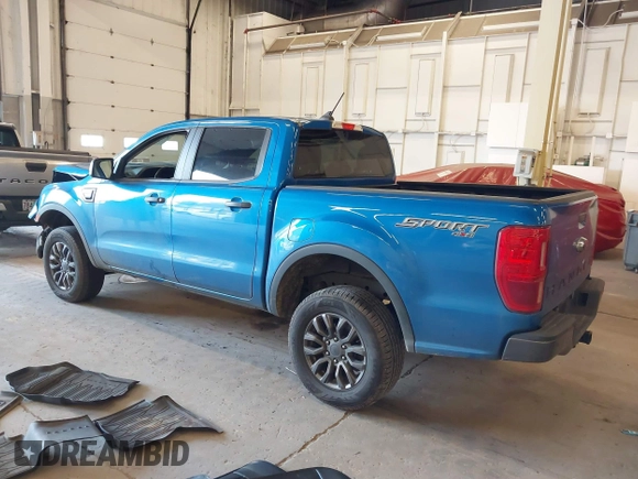 2021 Ford Ranger XL with VIN 1FTER4FH1MLD50693, listed as a IAAI auction lot 41745520 with 72,055 mi miles. Bid and sale history available at carsss.com. Image 3.
