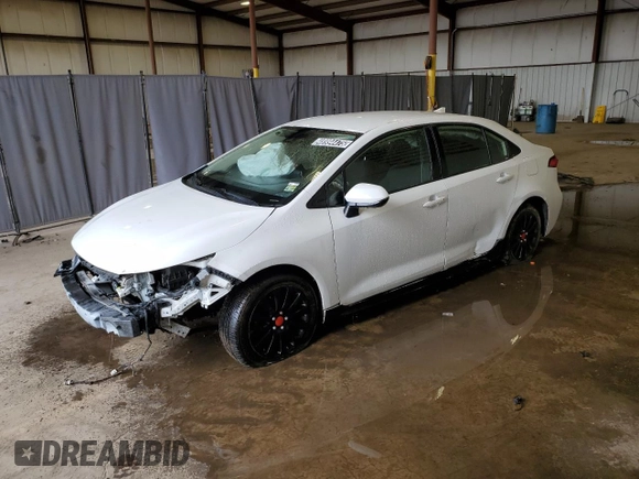 2020 Toyota Corolla LE with VIN JTDEPRAE6LJ026990, listed as a Copart auction lot 48994475 with 0 mi miles and Clean Title. Bid and sale history available at carsss.com. Image 1.