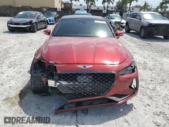2020 Genesis G70 3.3T с VIN KMTG34LE2LU053267, выставлен на аукционе Copart как лот 51118135 с пробегом 34 555 миль миль и Списание • Salvage title. История ставок и продаж доступна на DreamBid. Изображение 5.