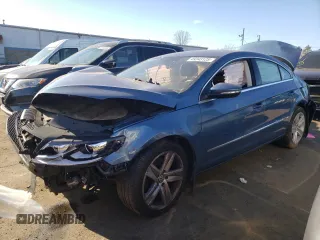 2017 Volkswagen CC 2.0T Sport with VIN WVWKP7AN9HE500972, listed as a Copart auction lot 49343125 with 51,538 mi miles and Salvage Title. Bid and sale history available at carsss.com. Image 1.