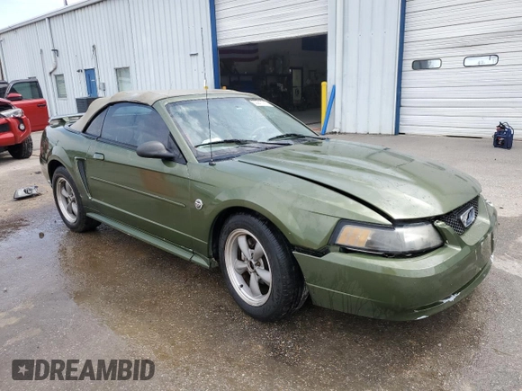 2004 Ford Mustang Deluxe with VIN 1FAFP44694F133635, listed as a Copart auction lot 50216915 with 0 mi miles and Salvage Title. Bid and sale history available at carsss.com. Image 4.