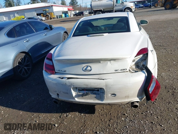 2006 Lexus SC 430 with VIN JTHFN48YX69007165, listed as a IAAI auction lot 41250928 with 214,247 mi miles and . Bid and sale history available at DreamBid. Image 6.