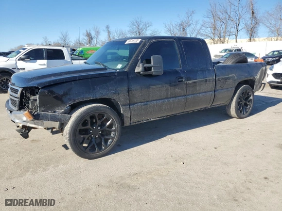 2007 Chevrolet Silverado 1500 Classic Work Truck with VIN 1GCEC19X47Z126354, listed as a Copart auction lot 46639755 with 191,229 mi miles and Salvage Title. Bid and sale history available at carsss.com. Image 1.
