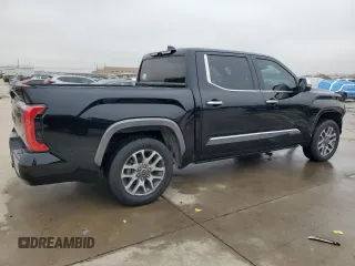 2022 Toyota Tundra 1794 Edition with VIN 5TFMA5DB1NX004452, listed as a Copart auction lot 43456365 with 37,191 mi miles and Salvage title. Bid and sale history available at DreamBid. Image 3.